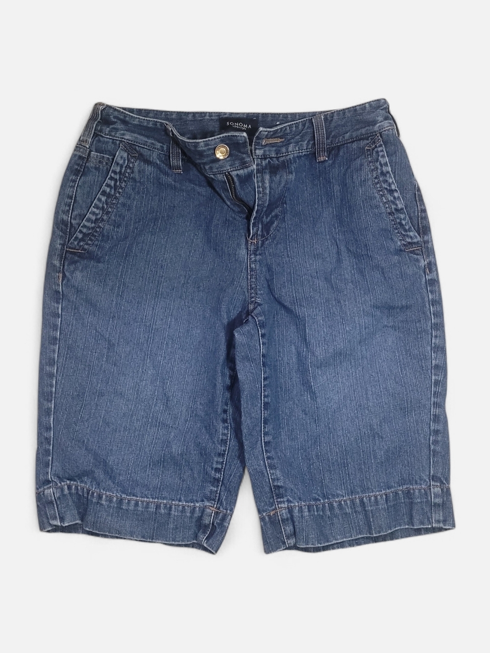 Sonoma Midwash Denim Bermuda Shorts